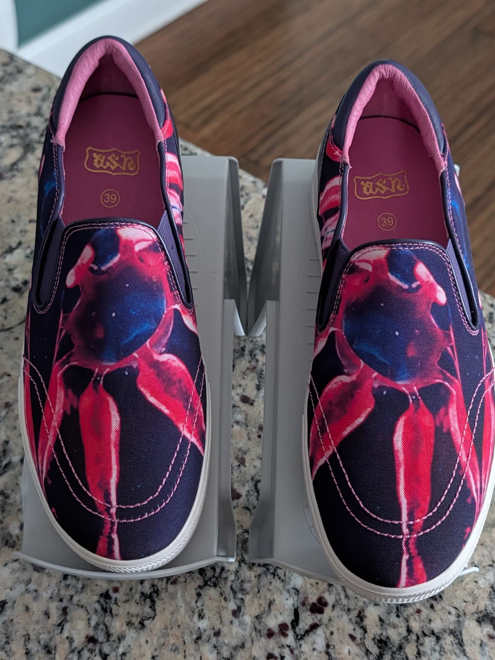Ash Jungle Platform Slip On Sneakers Floral Print Sz 39 -NEW